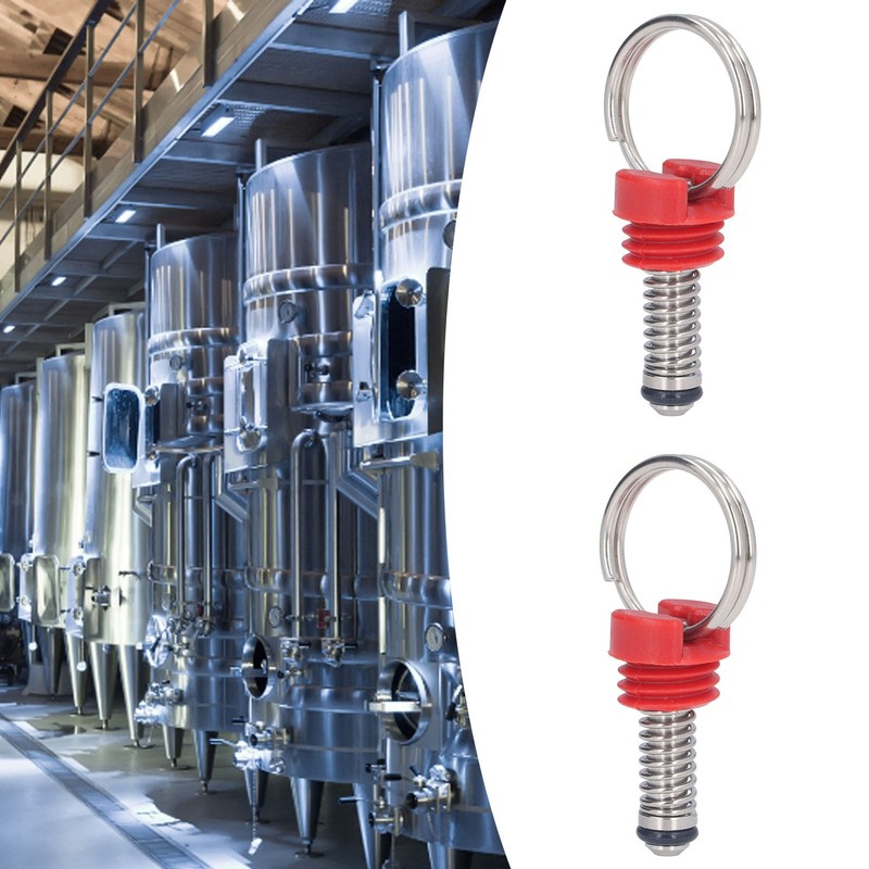 2Pcs Keg Pressure Relief Valve Ball Lock Lid Cornelius Style