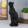 Polyroyal Cheetah Statue - Black Panther Leopard 11”H Resin Modern