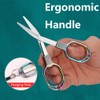 Mini Safety Scissors, Stainless Steel Glasses Shape, Mini Scissors, Foldable