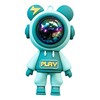 Astronaut Bear Silicone Keychain for Bags & Keys – Lightweight