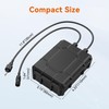 Antfraer 1800mAh Solar Fountain Pump Battery Backup, 7.4V-8.4V Power Pack