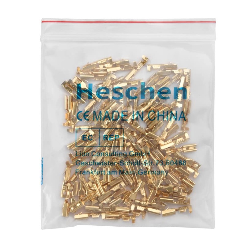 Heschen female spade quick splice crimp terminals 2.8mm crimp connector