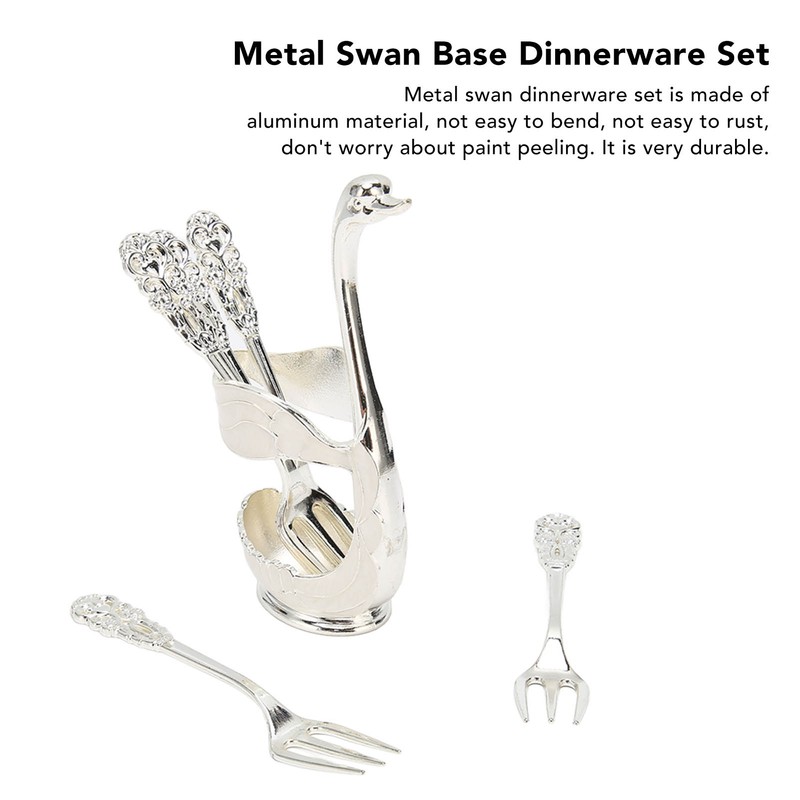 Swan Base Holder Coffee Dinnerware Set Light Luxury Innovative Swan