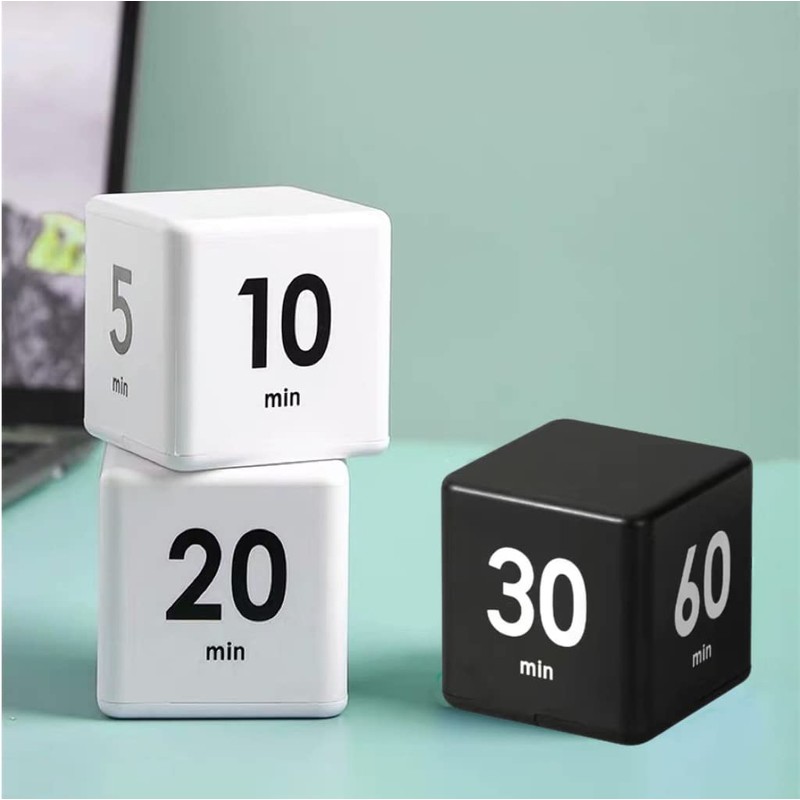 Feilifan Cube Timer, Kitchen Timer Kids Timer for ADHD Productivity