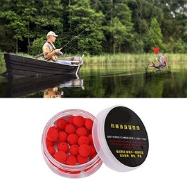 Tbest - 30 Piezas de Anzuelo de Pesca de Carpa con Olor de 10/12 mm de Espuma, pellets Suaves para boilies, Huevos/Bolas flotantes, cebos Artificiales para Carpas, señuelos/Aparejo de Pelo