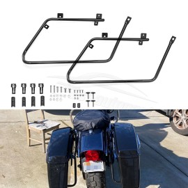 21ST For Harley Davidson Dyna Conversion Brackets to Mount FLH Touring Hard Saddlebag