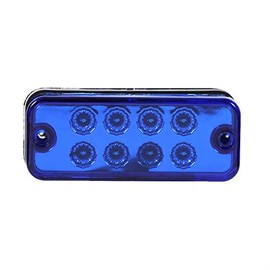 LED Clearance Side Marker Light Indicator Lamp Truck Trailer Lorry for 12V Vehicles 6pcs 8pcs (Blue)