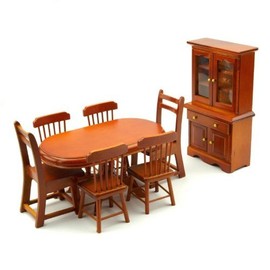 MyTinyWorld Dolls House Miniature Dining Set