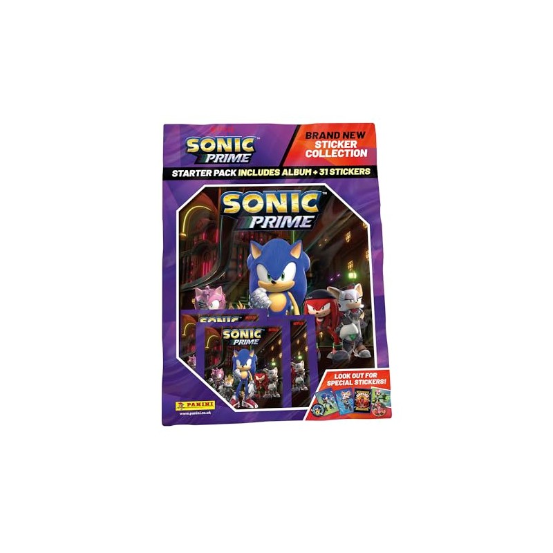Sonic Prime Sticker Collection Starter Pack