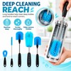 Bottle Cleaning Brush Set for Water Bottles – Stainless Steel