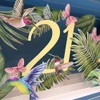 Message in A Bottle Flowers 21st Pop Up Birthday Greeting