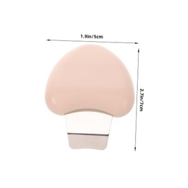 FOMIYES Metal Pimple Extractor Blackhead Scraper Stainless Steel Face Remover Non-edge Design for Pore Clogging