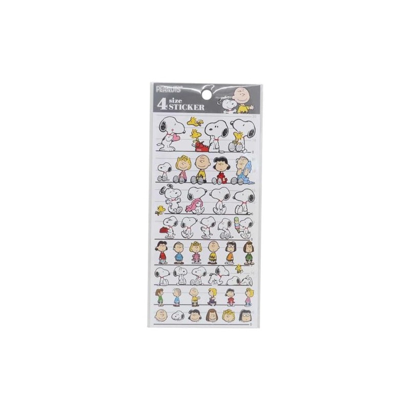 Snoopy [Sticker Sheet] 4 SIZE STICKER/Friends Peanuts