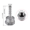 sourcing map 304 Stainless Steel Hose Connector Hose Nozzle Fitting