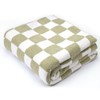 Cozy Knit Throw Blanket - Ultra Soft & Warm Checkerboard