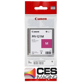 Canon PFI-121M Magenta Ink Tank 130ml for TM-350, TM-355, TM-250, TM-255 (6267C001AA)