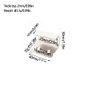 8Pcs Stainless Steel Tile Display Hanger, Heavy Duty Bracket Wall