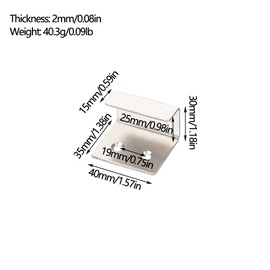 8Pcs Stainless Steel Tile Display Hanger, Heavy Duty Bracket Wall Hanger Fastener Bracket Wall Hook Picture Hooks