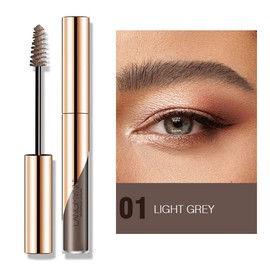 Eyebrow Gel, Eyebrow Dye/Eyebrow Tint/Semi-Permanent Eyebrow Gel Tattoo Brow Waterproof Sweat-proof,Fast Drying,Brow Gel (Light Grey)