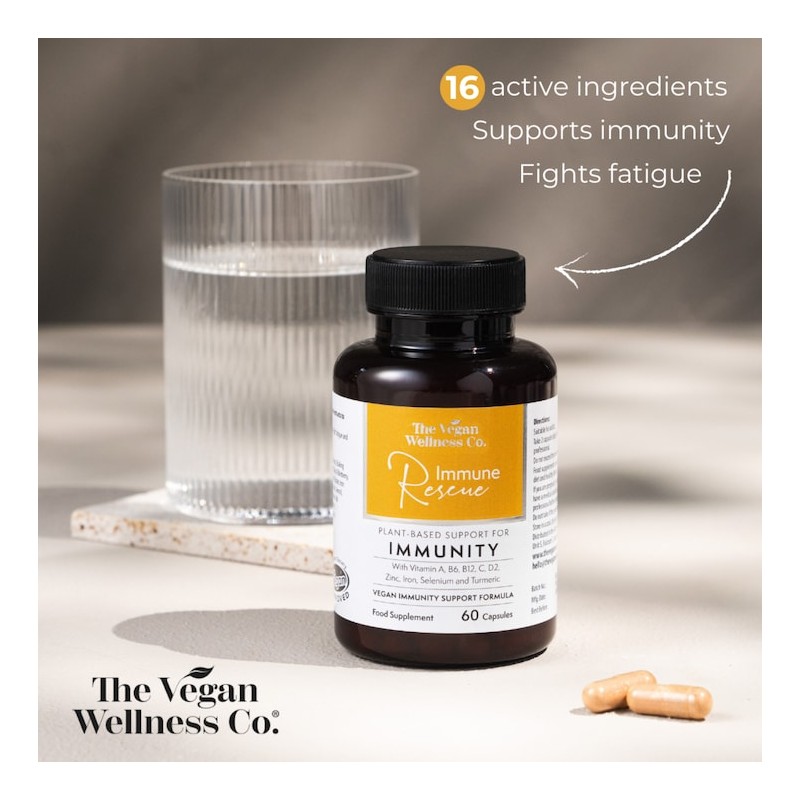The Vegan Wellness Co. Immune Rescue Vegan Immunity Support 60