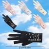 Kingsiely Sunscreen Gloves, Summer, Polka Dots, Lace Gloves, UV Protection,