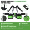 Tool Belt with Suspenders for Men, Heavy Duty Construction Tool