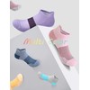 CS CELERSPORT 5 Pairs Women's Ankle Running Socks Cushioned Athletic