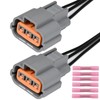 2PCS Turn Signal Light Connector Pigtail Plug fit for Hyundai