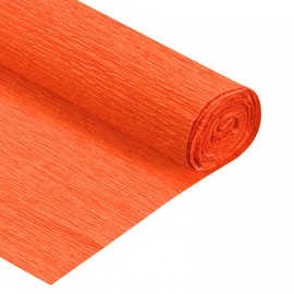sourcing map Crepe Paper Roll 7.5ft Long 20 Inch Wide for Wedding Ceremony Various Large Festivals Decoration, Orange