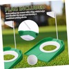 BIUDECO 2pcs Golf Putting Hole Cups Training Tools with Visual