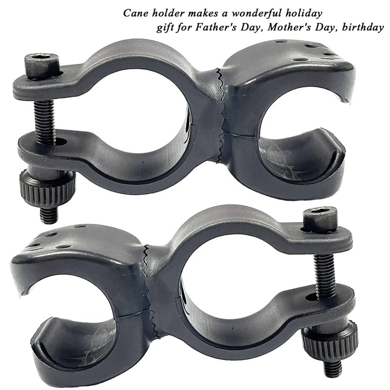 LODMOD Cane Holder for Drive Rollator, Walker, Wheelchair - Universal