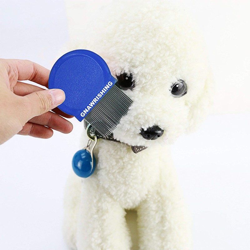 GNAWRISHING Flea Comb 4Pcs with High Strength Teeth Pet Tear