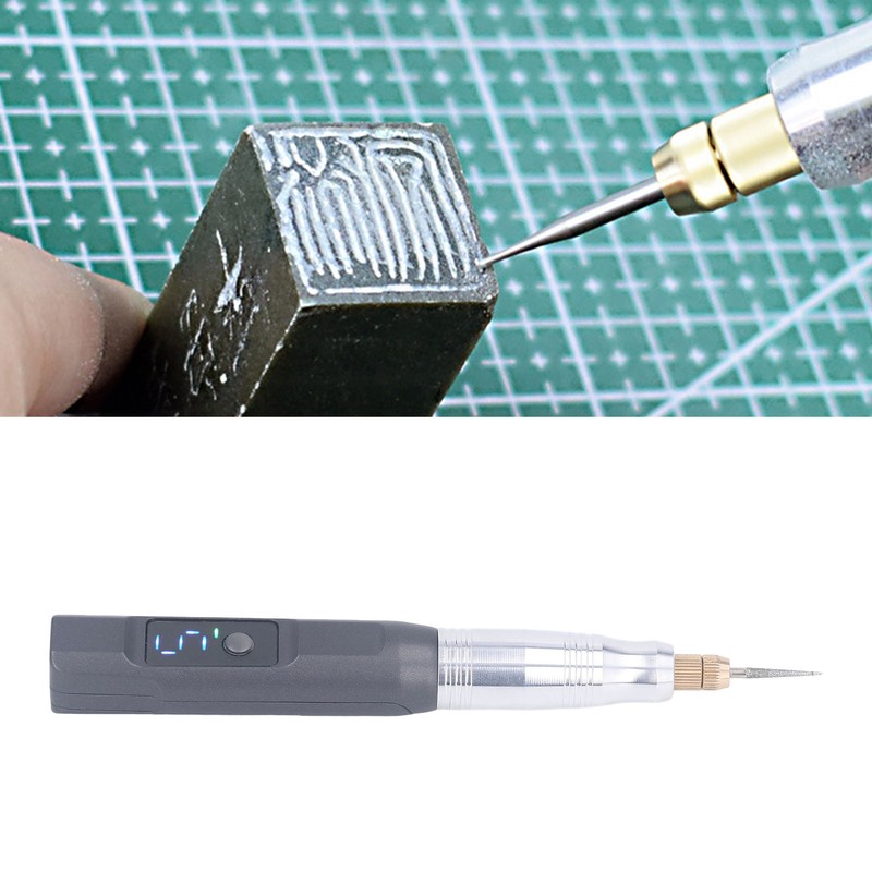 Electric Engraving Pen Rechargeable 5 Speeds Portable Polishing Grinding Tool