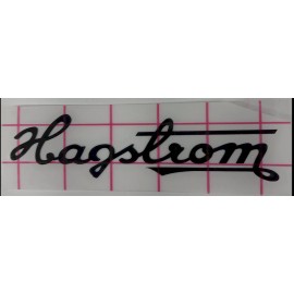 Hagstrom Guitar Headstock Vinyl Cut Decal Sticker Logo For Guitar Restoration - White