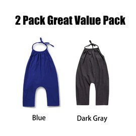 ABTSHU Baby Girls Romper 2 Pack Jumpsuit One-Piece Pants 1-4 Years Old