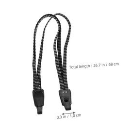 Anneome 4pcs Bicycle Tie Down Straps Durable Bungee Cord Luggage Fixing Straps for Motorcycles Cars and Bicycles Flexible and Secure Binding