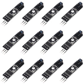 JUZITAO 12PCS TCRT5000 IR Sensor 5V 1 Way Line Tracking Module Line Obstacle Avoidance Sensor Module for Smart Car Robot