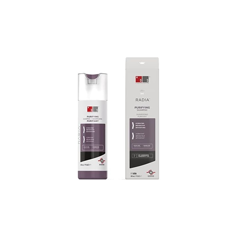 DS Laboratories Radia Champú clarificante y suavizante, 6 onzas