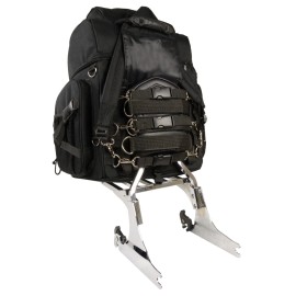 Vance MOTORCYCLE LARGE GREY SISSY TRAVEL BAR BAG NYLON BACK PACK TRAVEL LUGGAGE NEW