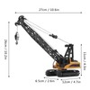 1:50 Engineering Crane Model Alloy Engineering Vehicle Static Model Toy