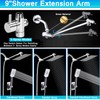 Rain shower heads with Handheld Spray Combo,8''High Pressure Rainfall Shower