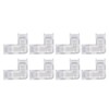 8Pcs 2 Pin 5mm COB LED Strip Light Connectors L