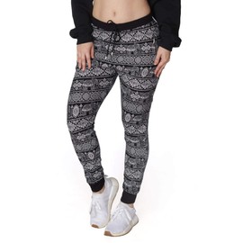 Ingear Women Jogger Pants Color Block Pocket Casual Tie Waist Sports Drawstring Harem Yoga Softest and Most Comfortable Material