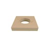 Miller Shingle Clear Cedar Light Block, Primed - 7.5 inch