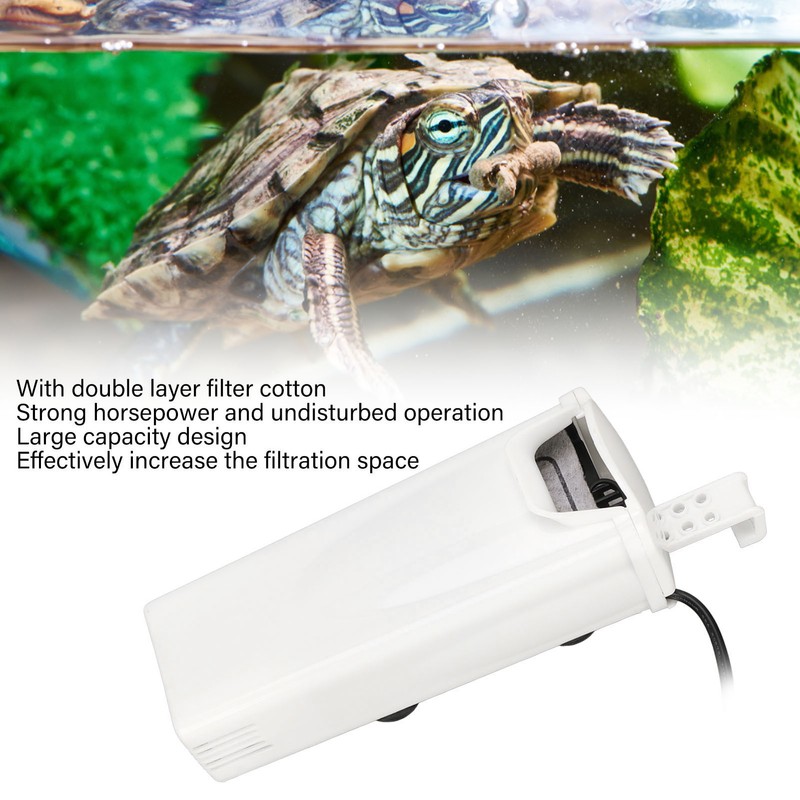 Turtle Tank Water Filter Low Water Level Silent Turtle Waterfall