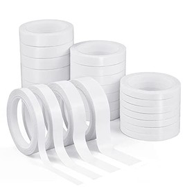 Double-Sided Tape for Arts, Crafts, Scrapbooking DIY, Arts, Office & Home Supplies Easy to Tear 24 Rolls (6mm/9mm/12mm/15mm)