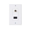 Cable Matters Placa de Pared HDMI con Salida coaxial (Placa