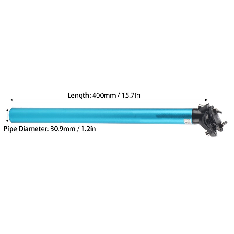 FMFXTR 30.9x400mm Bicycle Seatpost Aluminum Alloy Saddle Pole Road Mountain