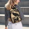 FYCFSLMY Edgar Allan Poe The Raven Skull Backpack with Adjustable