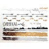 5 Sheets Metallic Tattoos Gold and Silver Flash By Modern